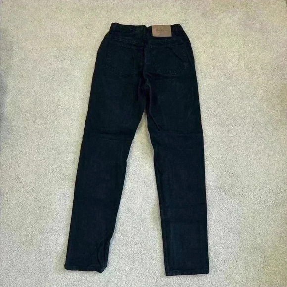 Vintage Calvin Klein high rise denim black jeans in size 6 - Picture 3 of 6